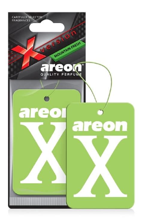 Areon X Car Hanging Air Freshener, 12pk, Mountain Fresh - Walmart.com