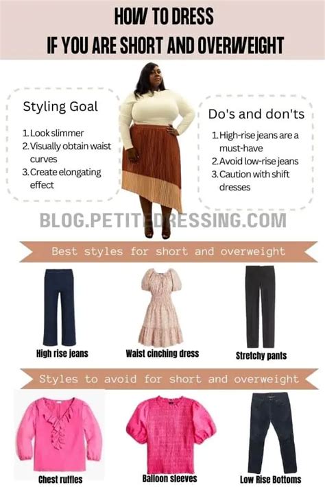 How to Dress if you are Short and Overweight (The Complete Guide) - Petite Dressing