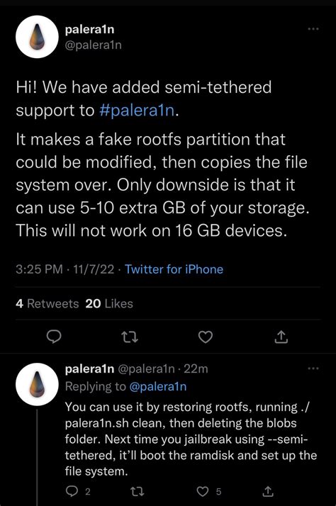 palera1n developer-focused iOS 15 jailbreak gets semi-tethered support ...