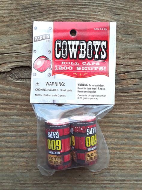 100 Shot Cowboys Brand Paper Roll Caps for toy cap guns 1200 shots – Wild West Toys