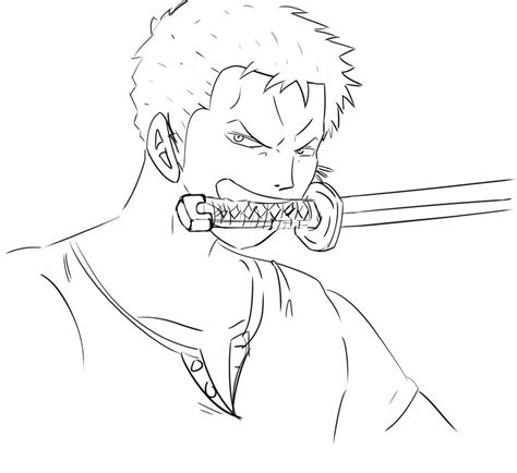 Zoro Sketch by vicse on DeviantArt