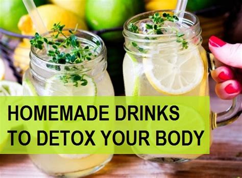 Homemade Detox drinks to cleanse your body from toxins