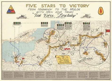 Pin on Vintage WW II Division Campaign Maps