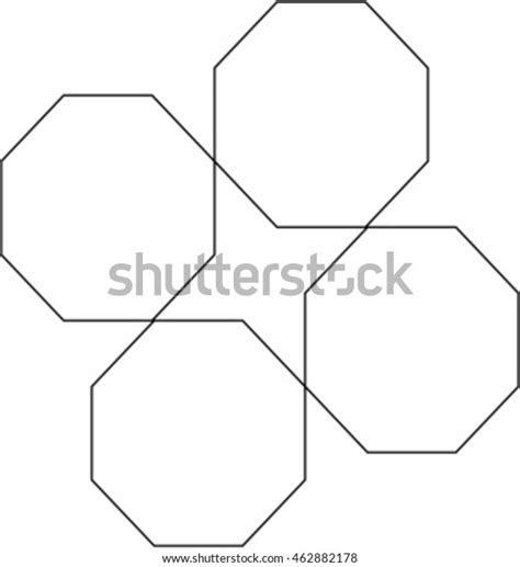 Octagon Pattern Stock Vector (Royalty Free) 462882178 | Shutterstock