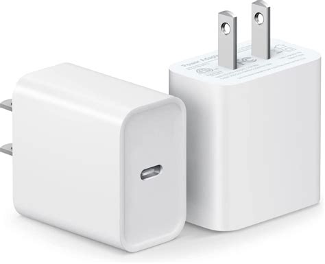 iPhone 15 Charger Block [2 Pack] 20W USB C Wall Charger PD Adapter ...