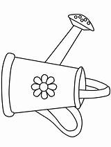 Watering Can Summer Coloring Pages For Teenagers  sketch template
