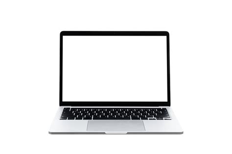 Laptop computer or notebook with blank screen 10870328 PNG