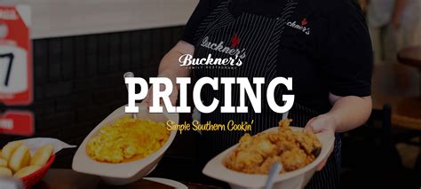 Pricing - Buckners Family Restaurant