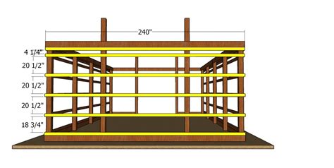 20x30 Pole Barn - Free DIY Plans | MyOutdoorPlans | Free Woodworking Plans and Projects, DIY ...