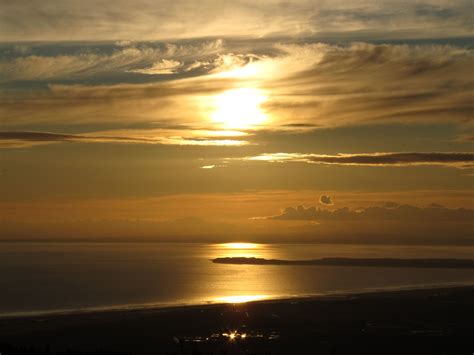 Sunset Overlooking Turnagain Arm in Anchorage