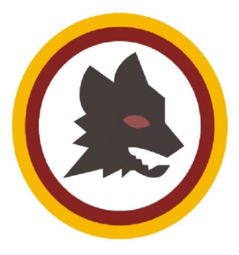 Pin de Sluricain en lobos logos | As roma, Roma, Falcao