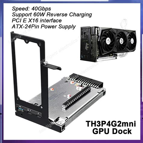 TH3P4G2mini Thunderbolt GPU Dock For Macbook Notebook External Graphics Card Docking Station ...