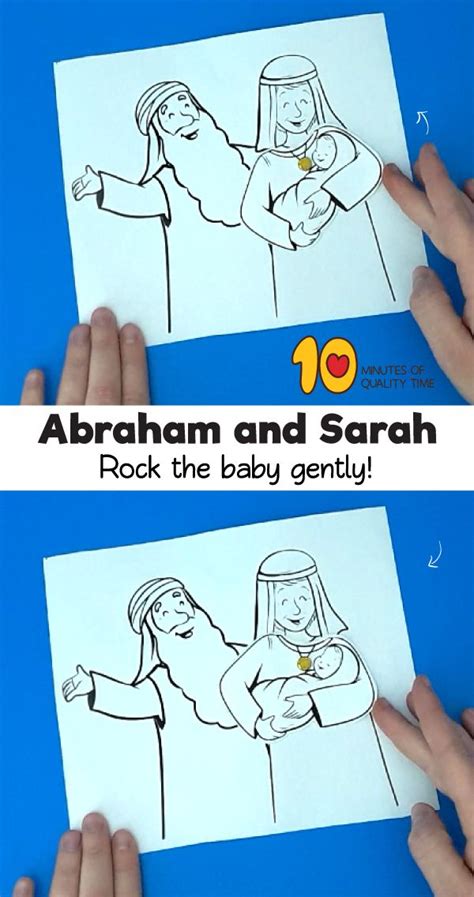 Abraham and Sarah Have a Baby Craft | Abraham and sarah, Bible crafts, Sunday school crafts