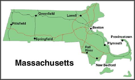 Massachusetts Map