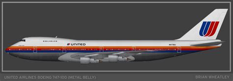 United Airlines Boeing 747-100 – Brian's Retro AI