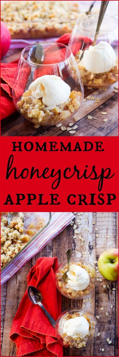 Honeycrisp Apple Crisp (Honeycrisp Apple Recipe) - Home & Plate | Recipe | Apple recipes ...