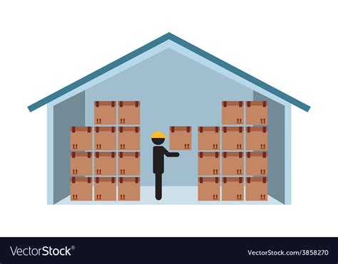 Warehouse Royalty Free Vector Image - VectorStock