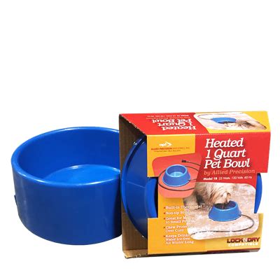 Plastic Heated Pet Bowl 1qt