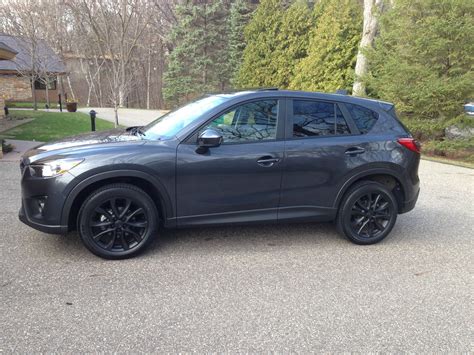 Just blacked out the rims on my 2014 CX-5 : mazda