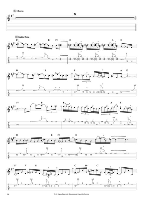 Mr. Brownstone Tab by Guns N' Roses (Guitar Pro) - Full Score | mySongBook