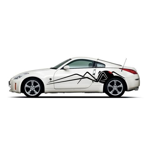 black widow spider Racing Car Body Side Stripes Sticker Decal 2 Pcs ...