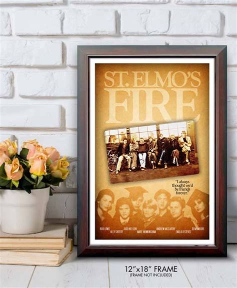 ST ELMO'S FIRE Movie Quote Poster 12x18 | Etsy