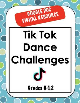 Tik Tok Dance Challenges: DISTANCE LEARNING by MJ Dance Resources