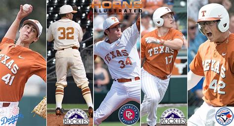 Five Texas baseball players chosen on first two days of Major League ...