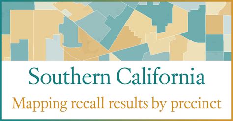 Newsom recall election results map: Southern California analysis block ...