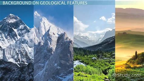 Geological Features: Definition & List - Video & Lesson Transcript | Study.com