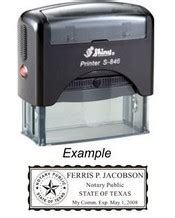 Notary Stamp Texas Self-Inking Notary Stamp Texas Notary Stamp Texas ...