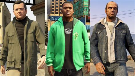 Micheal Trevor Franklin (DLC Outfits) Adventure Video Game, Action Adventure, San Andreas ...