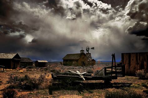 "Fort Rock Ghost Town" by Charles & Patricia Harkins ~ Picture Oregon ...