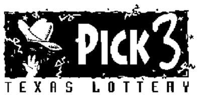 PICK 3 TEXAS LOTTERY Trademark of Texas Lottery Commission. Serial ...