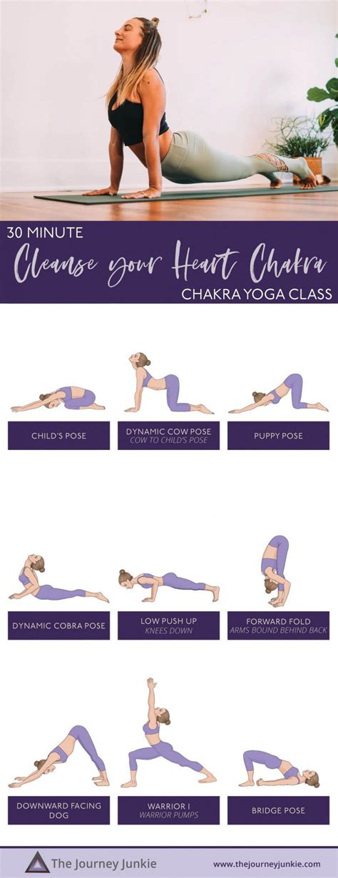 30 Min Chakra Yoga Flow: Cleanse Your Heart Chakra - The Journey Junkie ...