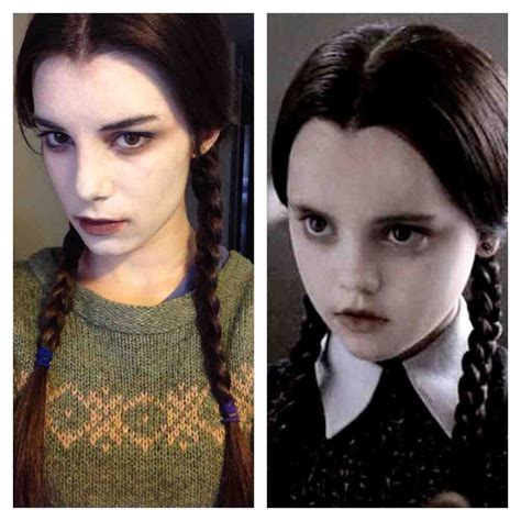 Wednesday addams costume makeup, Wednesday addams makeup, Cool halloween makeup