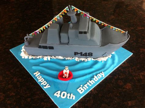 Navy Ship cake Birthday Cakes, Bday, Happy Birthday, Navy Cakes, Dummy Cake, Fun Cakes, Cakes ...