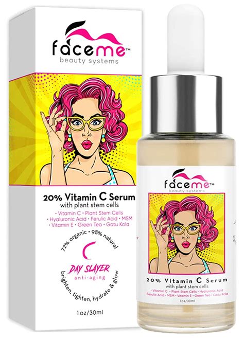 Vitamin C Serum 20% for FACE, Organic & Natural, Supreme Anti-Aging Formula with Super Hydrating ...