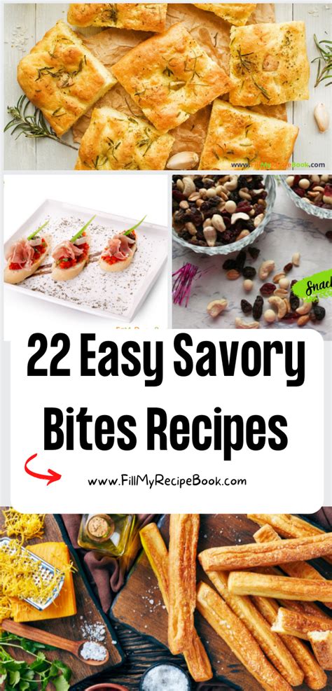 22 Easy Savory Bites Recipes in 2024 | Bite size appetizers easy, Mini ...