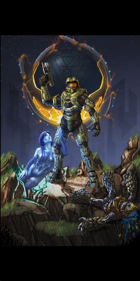 Cortana And Master Chief Fan Art