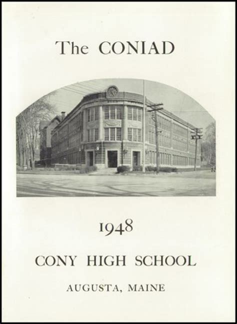 Explore 1948 Cony High School Yearbook, Augusta ME - Classmates