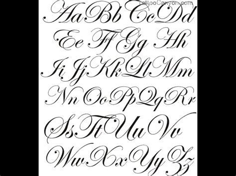 Cursive Alphabet Styles | AlphabetWorksheetsFree.com