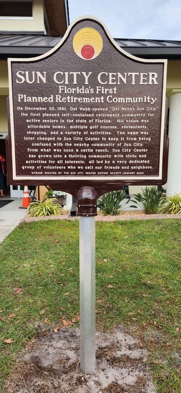 Sun City Center Historical Marker