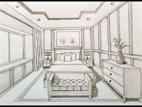 How To Draw One Point Perspective Interior Design | Psoriasisguru.com