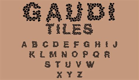 Gaudi Font From haroldsfonts.com | Gaudi, Harold's, Fonts