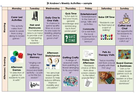 Care Home Activities at St Andrews Care Home Offer a Varied Programme