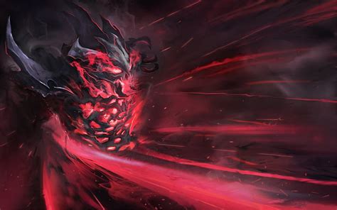 2560x1080px | free download | HD wallpaper: Shadow Fiend wallpaper, the demon, art, Dota 2 ...