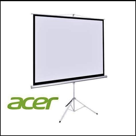 Acer White Projector Screen, Computers & Tech, Parts & Accessories, Monitor Screens on Carousell