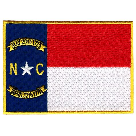 North Carolina Embroidered Iron-On Flag Patch - Walmart.com