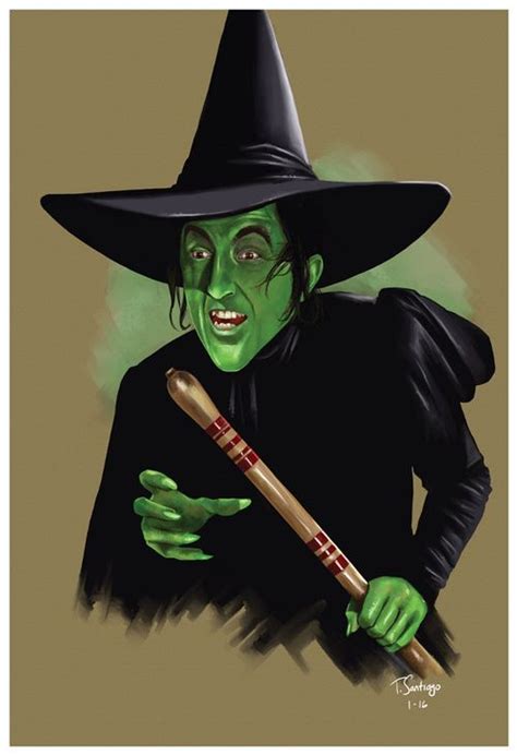 the wicked witch of the west wizard of oz fan art by artist tony ...